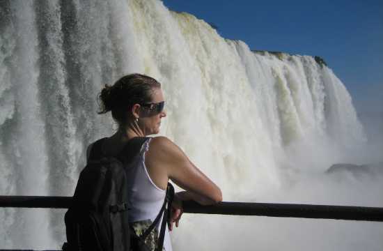 Waterfalls on the Brazilian side