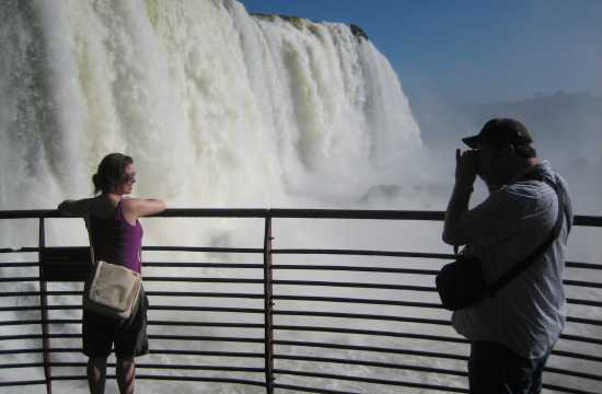 Waterfalls on the Brazilian side