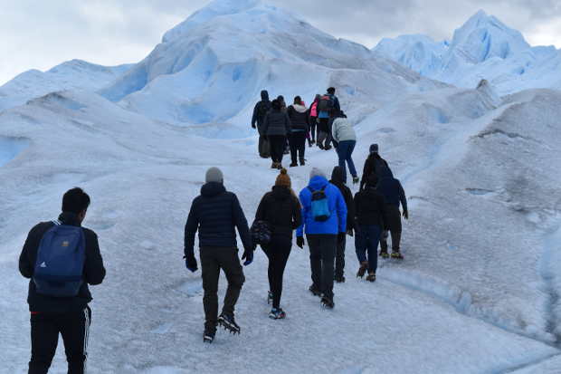 Minitrekking sobre el glaciar