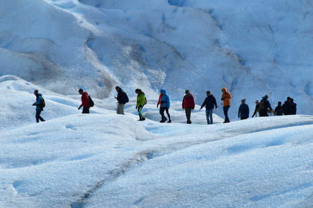 Minitrekking sobre el glaciar