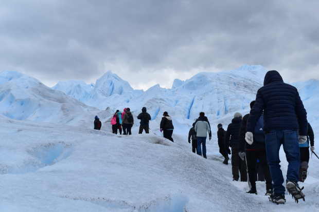 Minitrekking sobre el glaciar